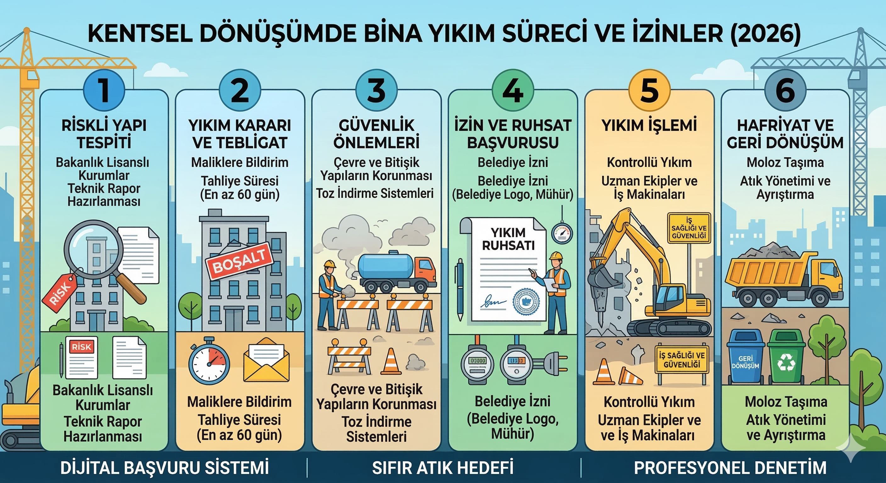 Kentsel Dönüşümde Bina Yıkım Süreci ve İzinler (2026)