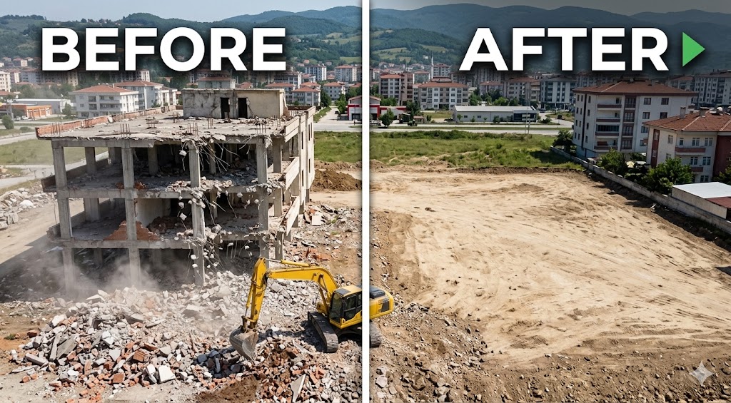 Şantiyenin En İyi Kareleri: Drone Çekimi ile Hafriyat